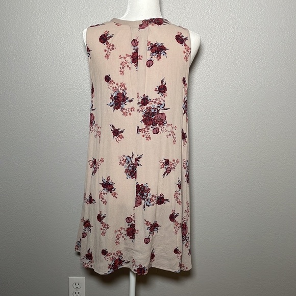 Free People Tree Swing Washed Stone Mini Dress Tunic with pockets - Picture 6 of 13